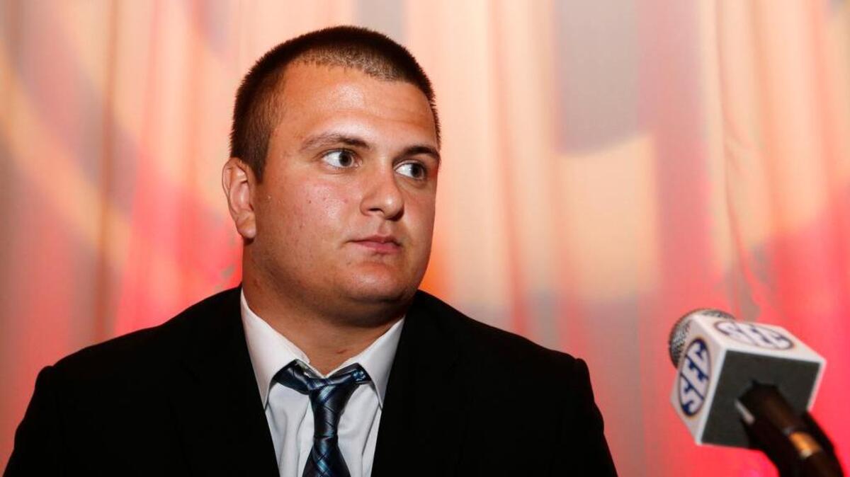 South Carolina player Mason Zandi speaks to media during SEC media day at Hyatt Regency Birmingham-The Wynfrey Hotel.