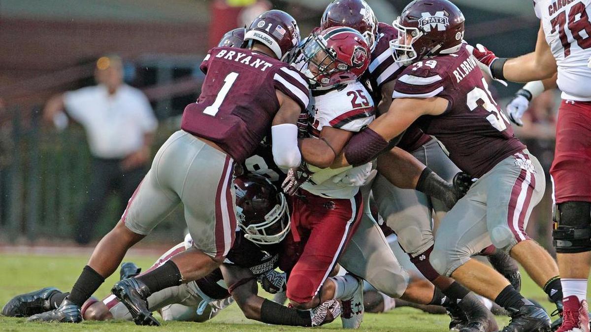 There was no mistaking the South Carolina Gamecocks and Mississippi State Bulldogs when the teams played in 2016. ESPN confused the SEC programs during a preview of the Outback Bowl.