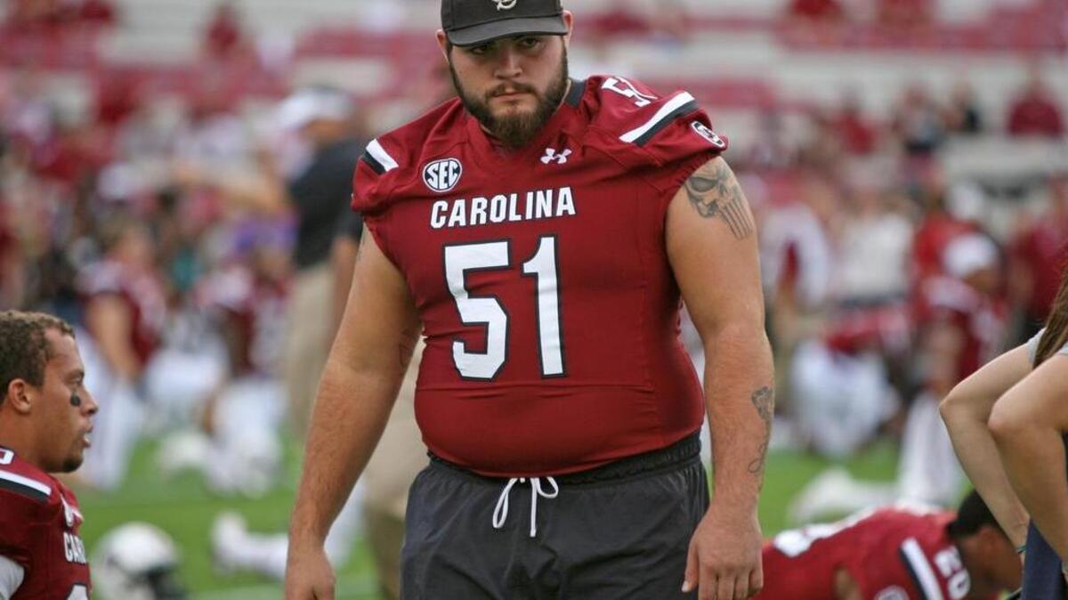 
South Carolina offensive lineman Cody Waldrop
