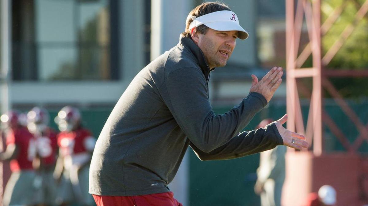 Alabama defensive coordinator/inside linebackers coach Kirby Smart