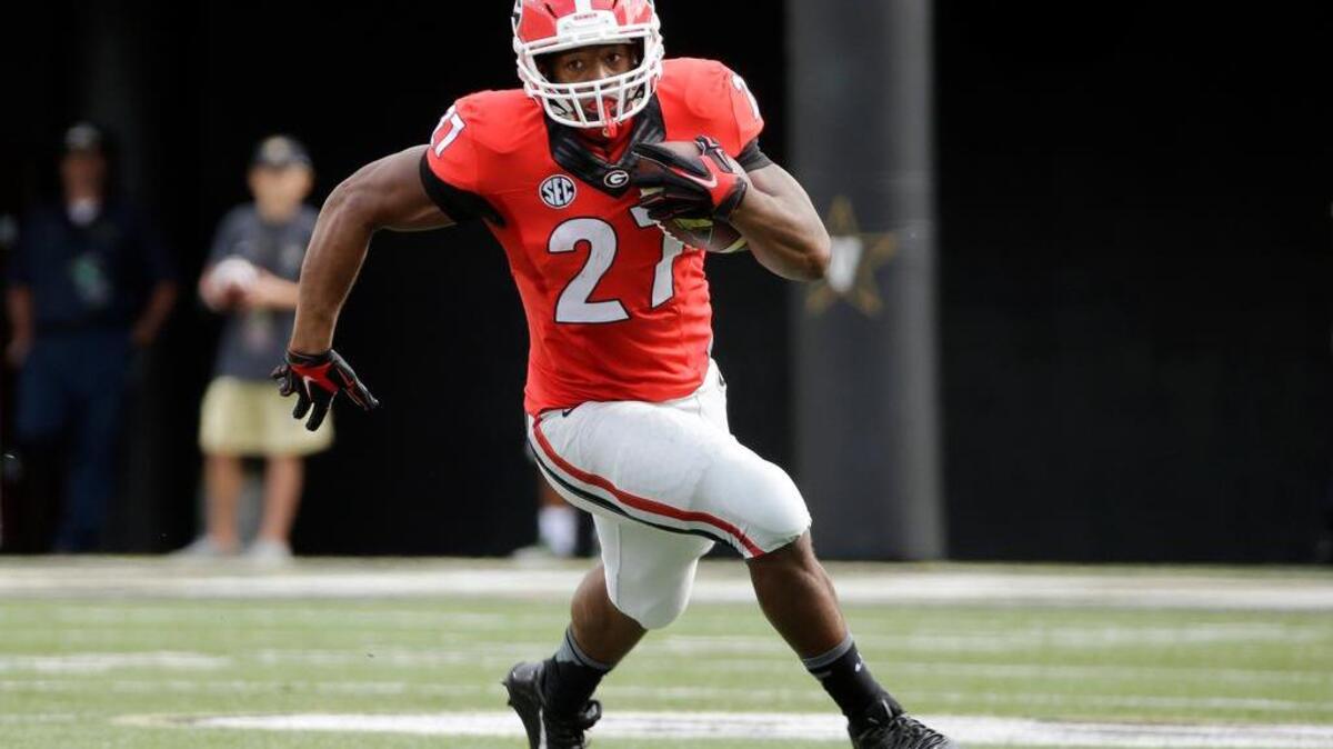 
Georgia running back Nick Chubb 
