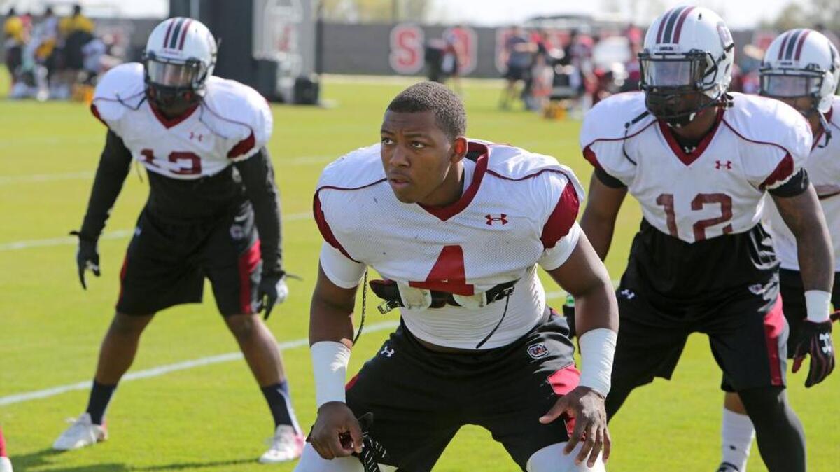 
South Carolina begins preseason practice on Tuesday.
