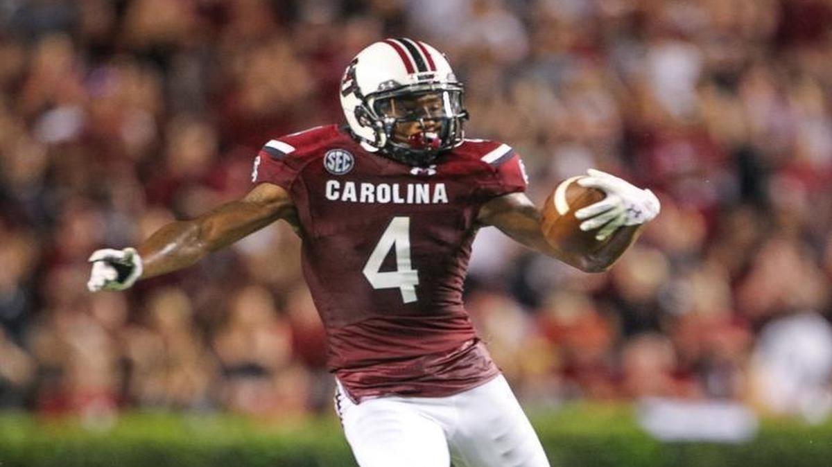 Former South Carolina wide receiver Shaq Roland (4)