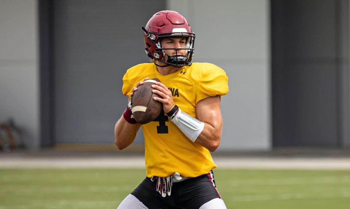 South Carolina’s Luke Doty during an August 2020 football practice.
