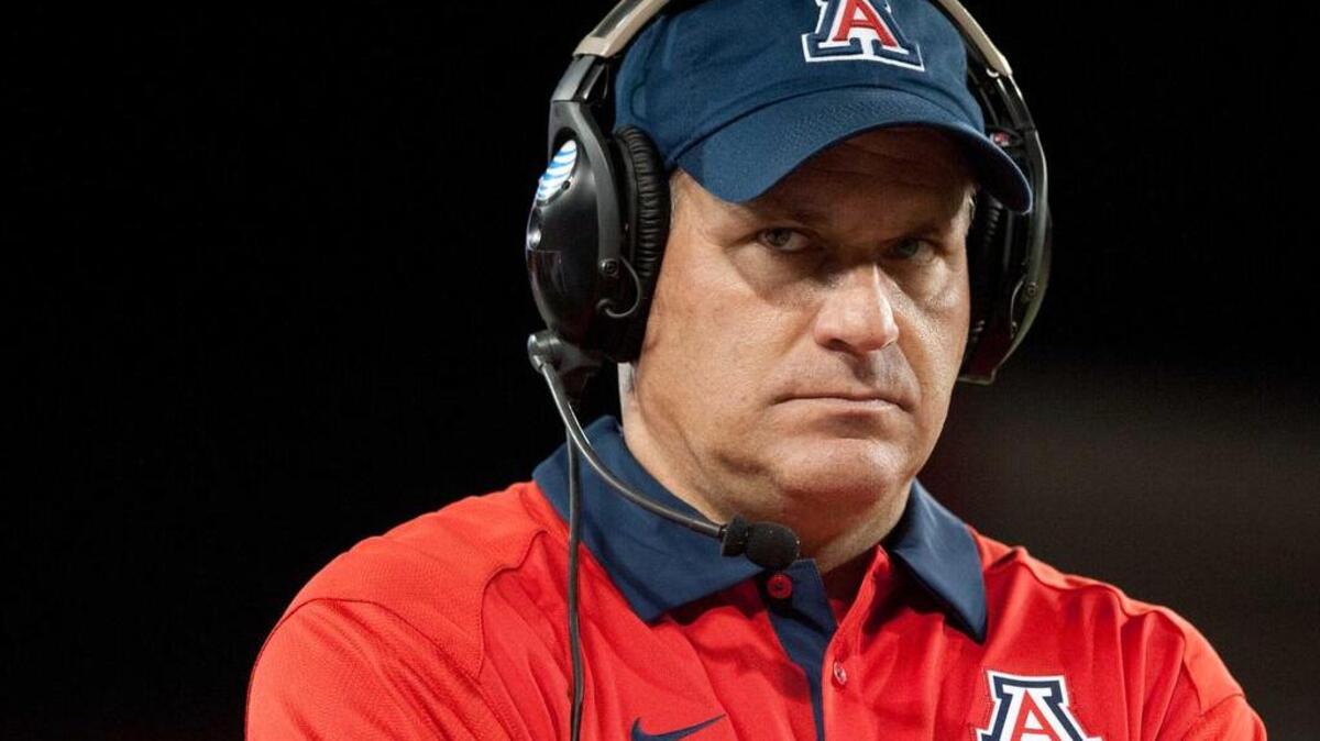 Arizona Wildcats head coach Rich Rodriguez