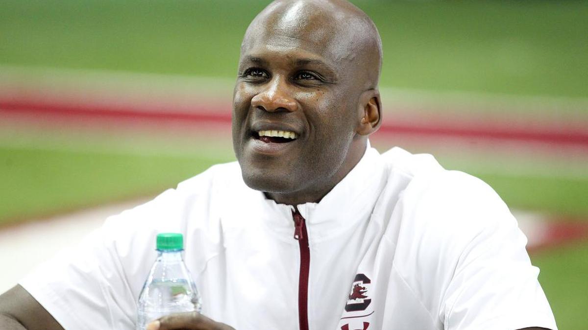 South Carolina defensive backs coach Torrian Gray