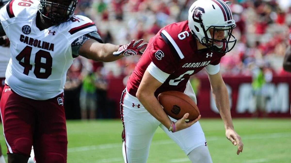 
Quarterback Connor Mitch.
