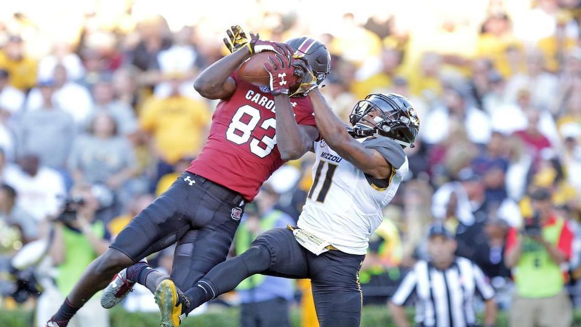 South Carolina’s Chavis Dawkins is listed as a starting wide receiver on the latest depth chart.