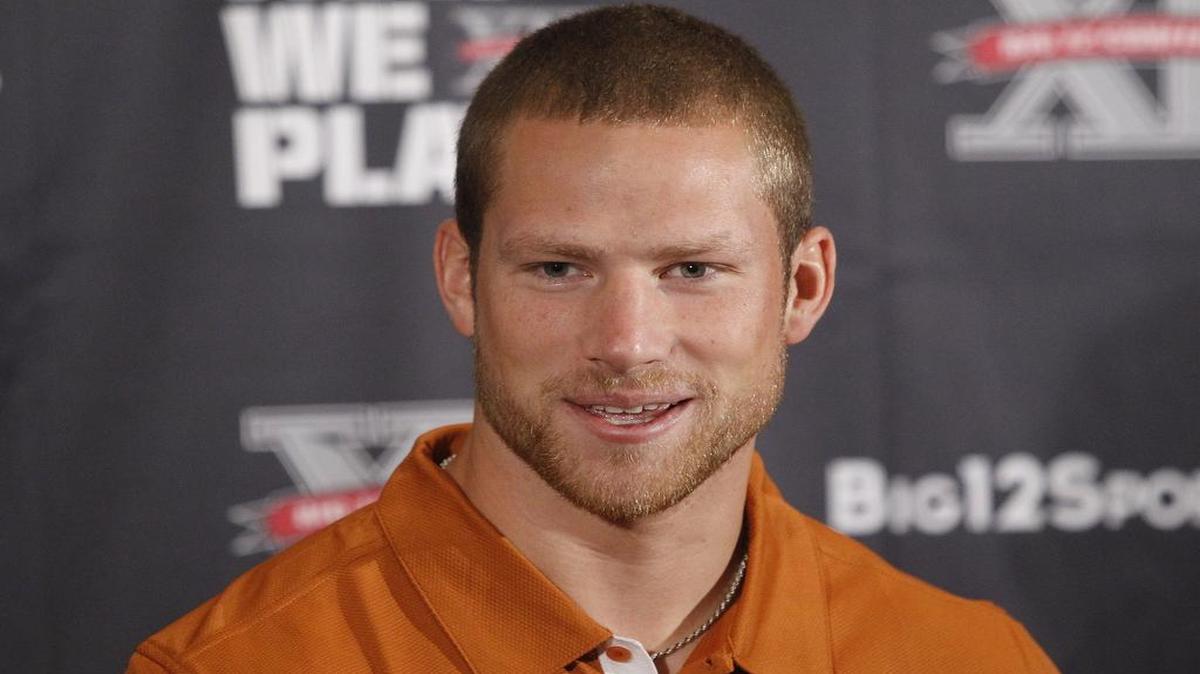 From 2011: Blake Gideon while at Texas