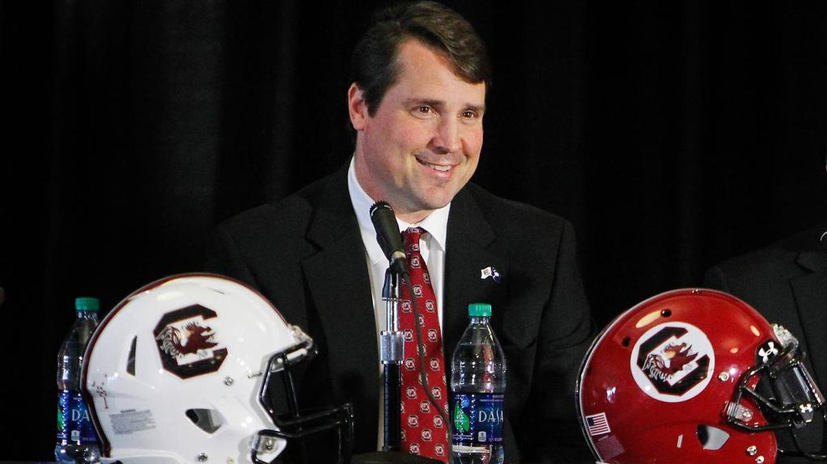 New South Carolina coach Will Muschamp has been across the state and around the country this week trying to shape the Gamecocks’ 2016 recruiting class.