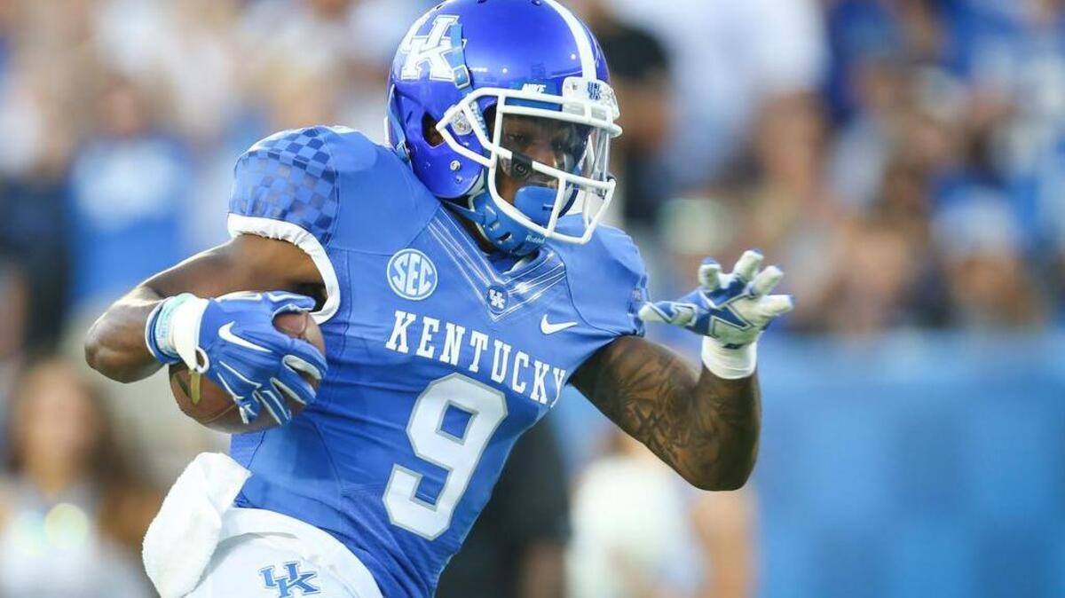 
Kentucky wide receiver Garrett Johnson 
