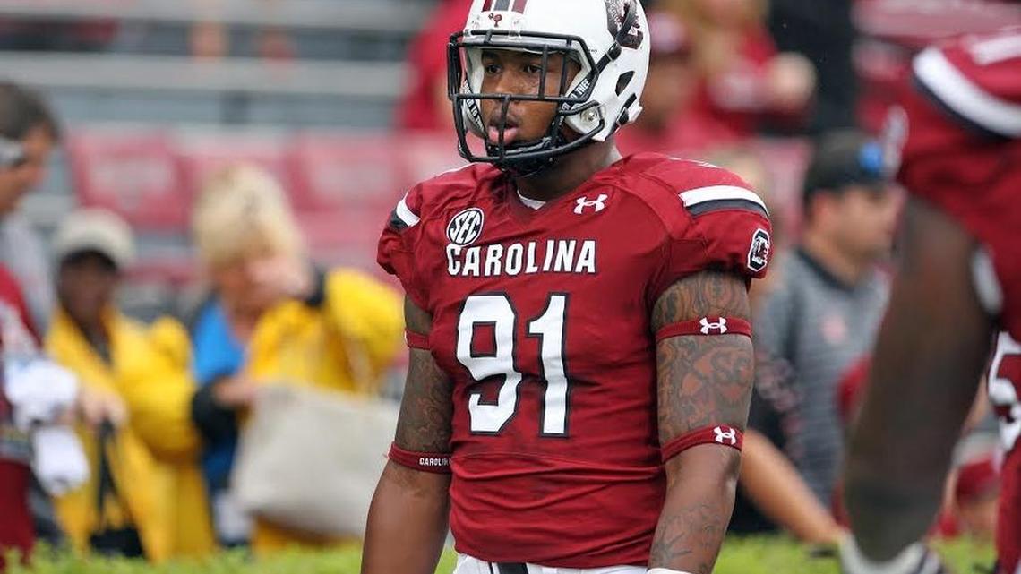 
South Carolina football's Shameik Blackshear. While the Gamecocks played at LSU without him, the true freshman, who is likely to be red-shirtted this year, implied on Twitter he wishes he had considered other schools before selecting USC as a four-star recruit out of Bluffton.
