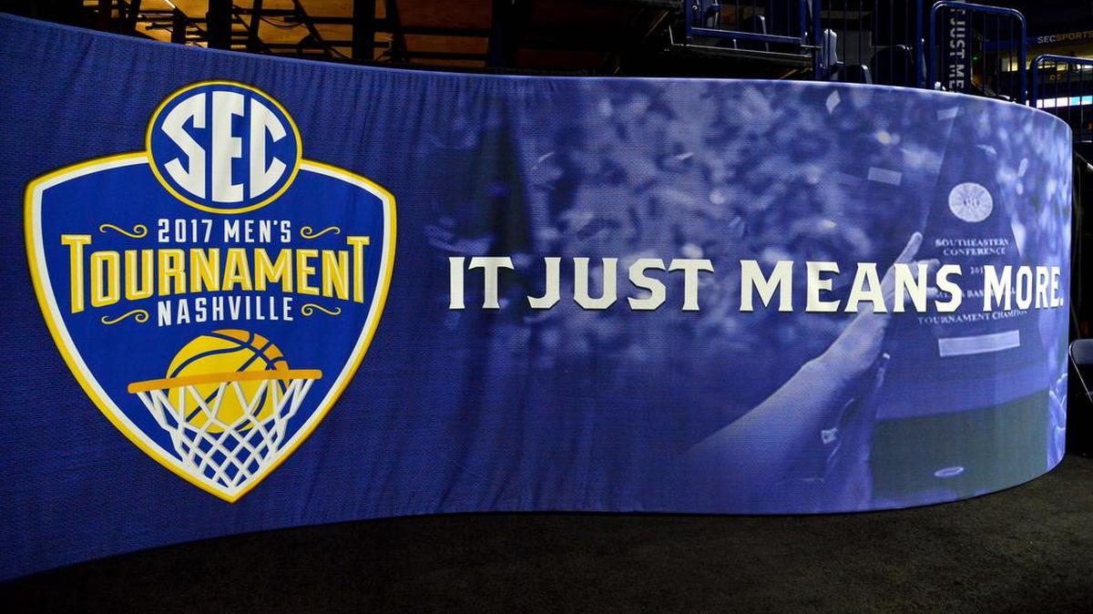 This year’s SEC tournament is at the Bridgestone Arena in Nashville, Tenn.