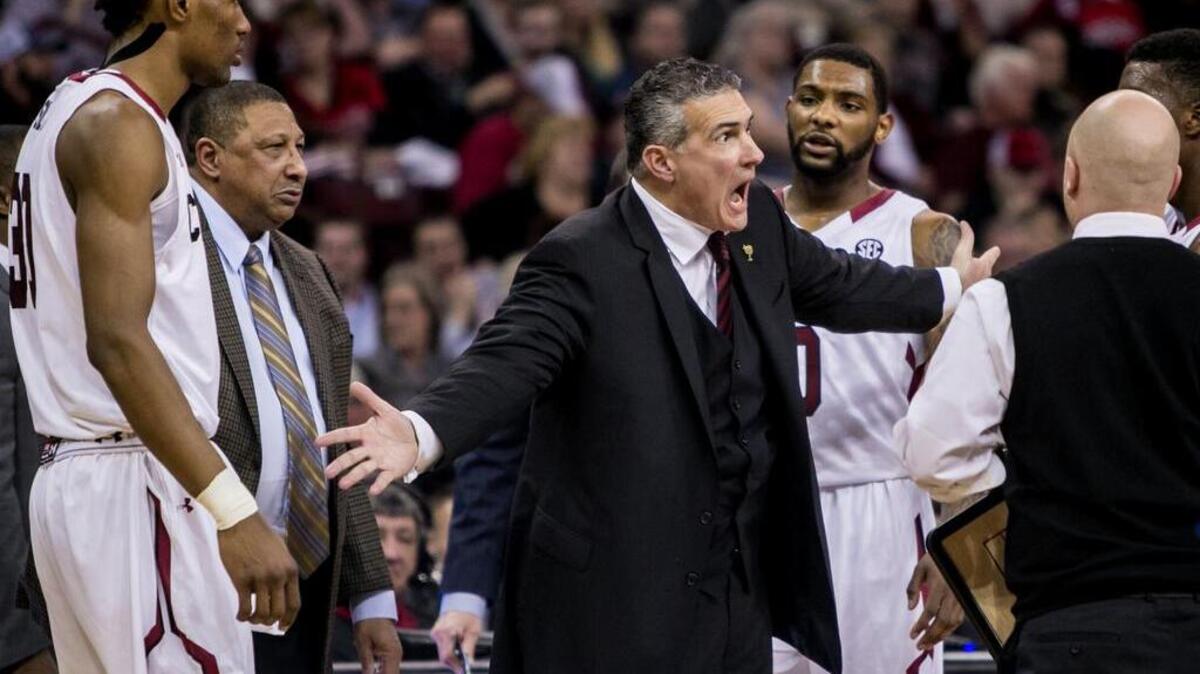 South Carolina Gamecocks head coach Frank Martin