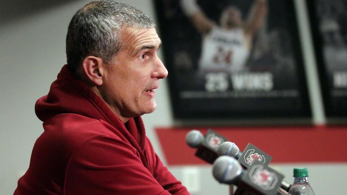 South Carolina basketball coach Frank Martin