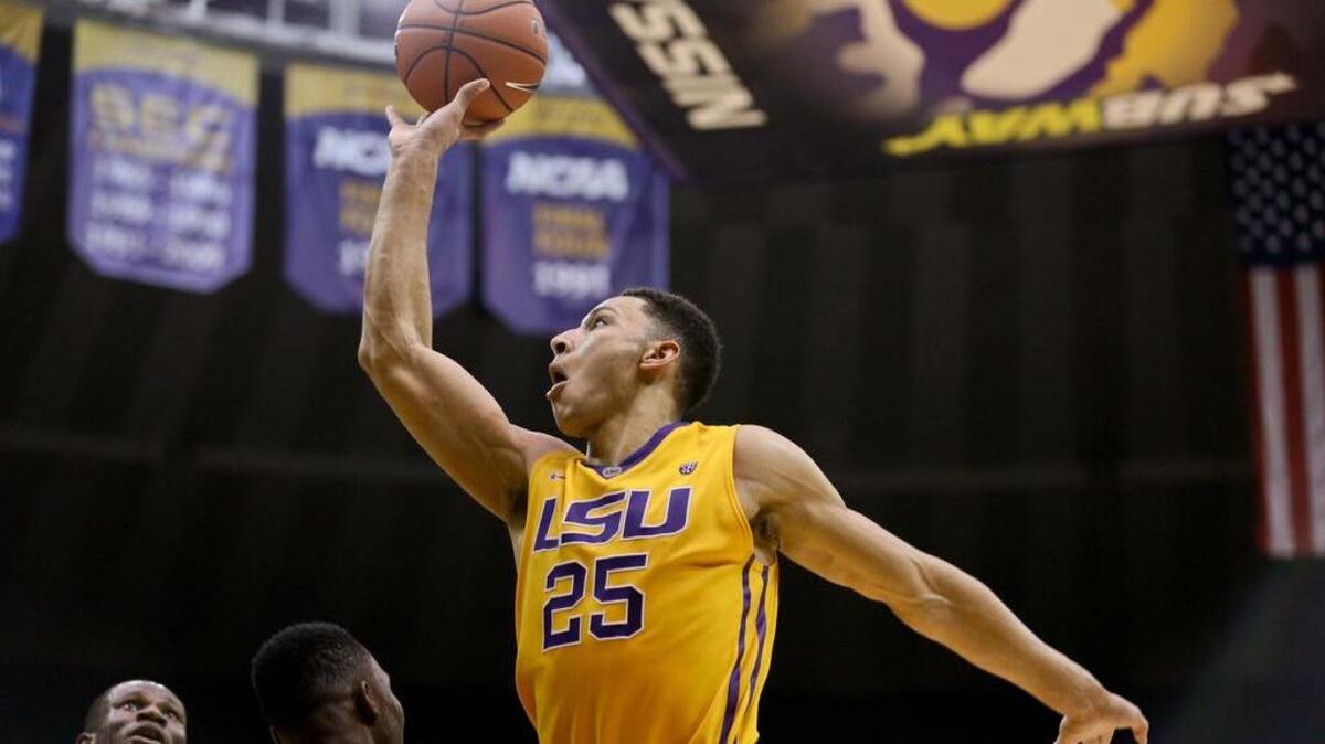 LSU forward Ben Simmons (25) is the SEC’s top rebounder, third-best scorer and an athlete that is drawing comparisons to Magic Johnson.