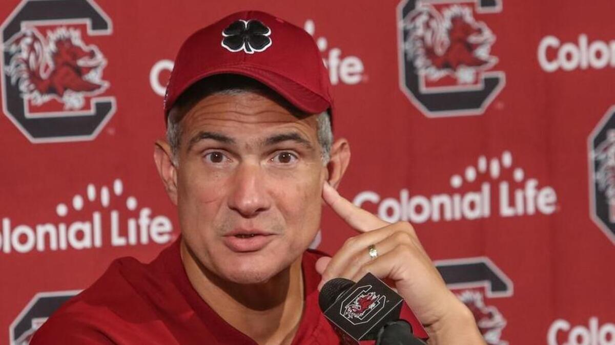 South Carolina mens basketball coach Frank Martin.