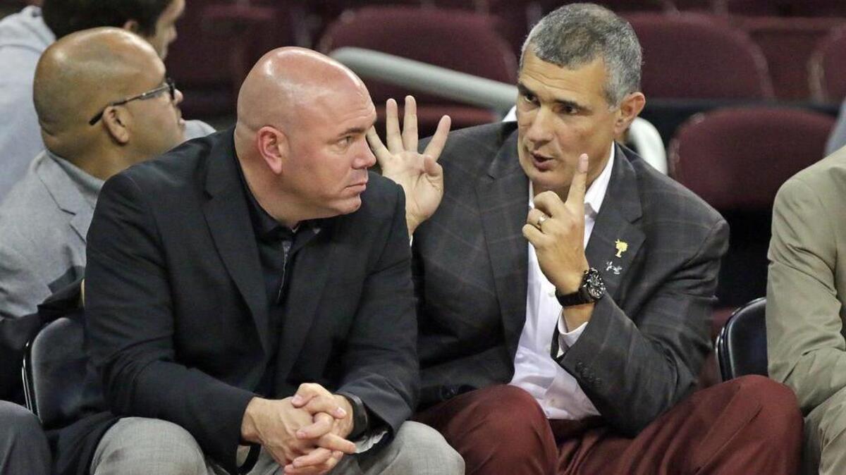 South Carolina’s Matt Figger and Frank Martin