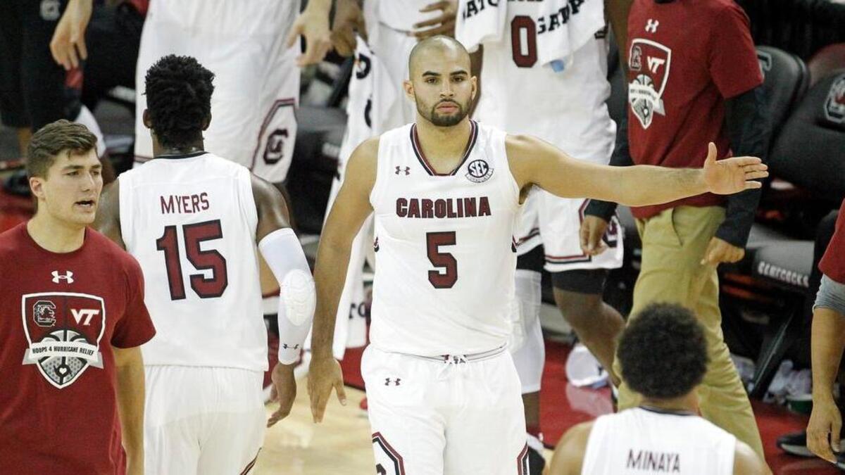 South Carolina basketball's Frank Booker