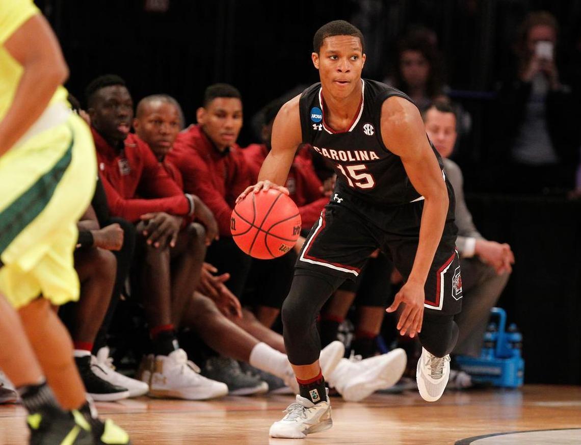 South Carolina Gamecocks guard PJ Dozier (15)
