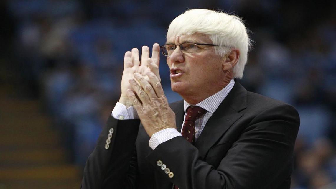 Gamecocks great Bobby Cremins, pictured coaching College of Charleston.