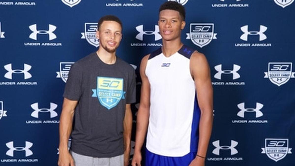 USC’s P.J. Dozier and NBA MVP Steph Curry
