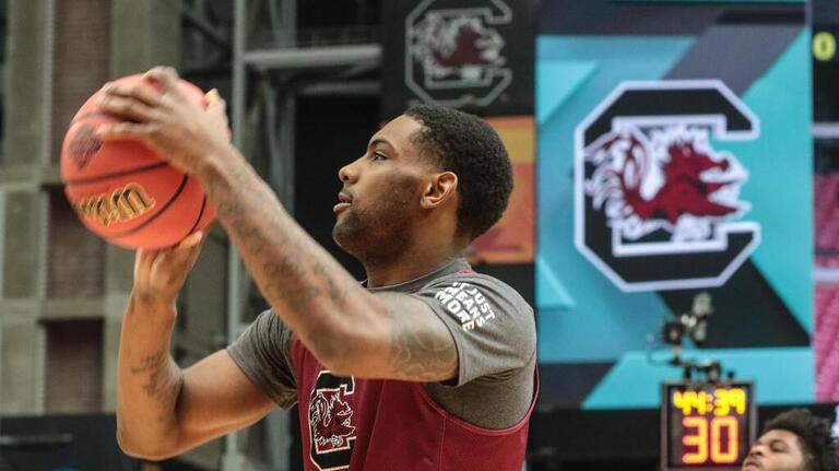 Photos: South Carolina practices for Final Four in Arizona