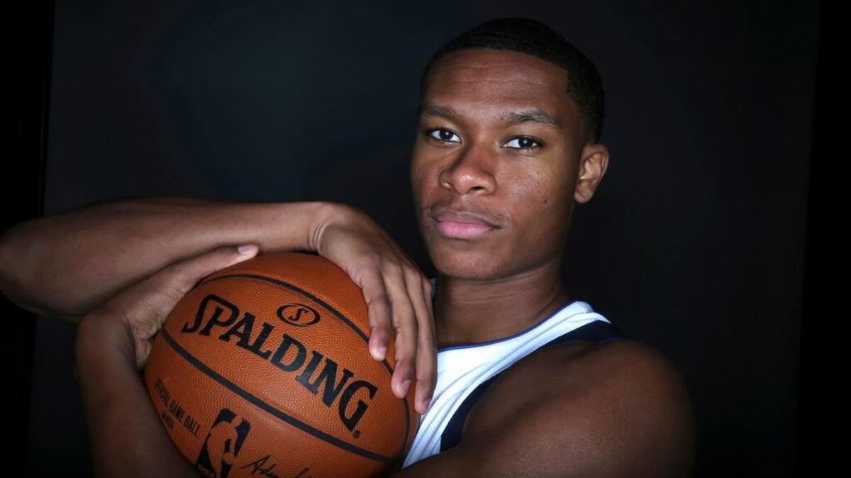 Dallas Mavericks guard PJ Dozier poses during an NBA basketball team’s media day Sept. 25. Dozier, a former South Carolina standout, made his debut for the Mavs on Wednesday.