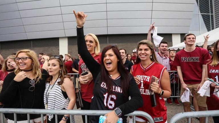 Photos: South Carolina basketball fans turn out for Final Four