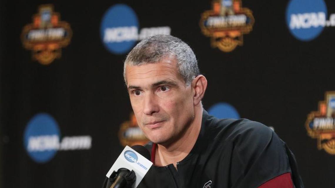 Frank Martin at the 2017 Final Four