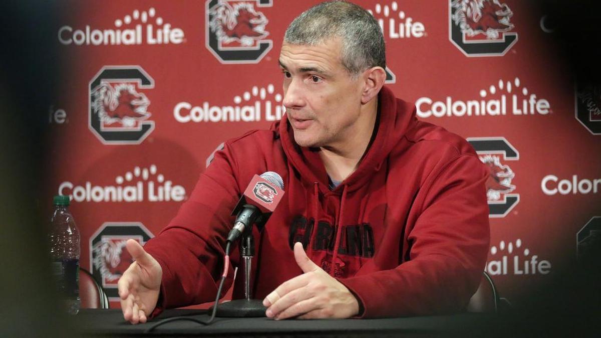 South Carolina basketball coach Frank Martin