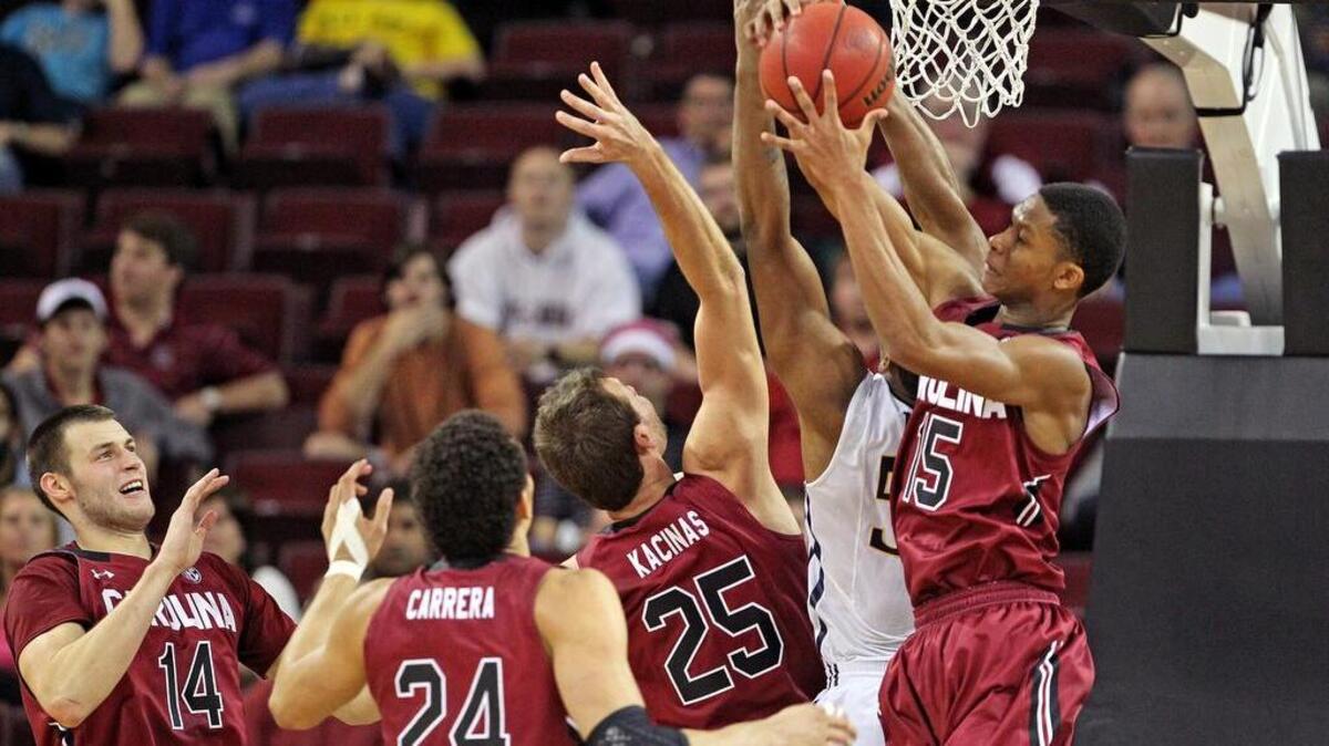 South Carolina’s road game against Clemson will be played at the Bon Secours Wellness Arena in Greenville.