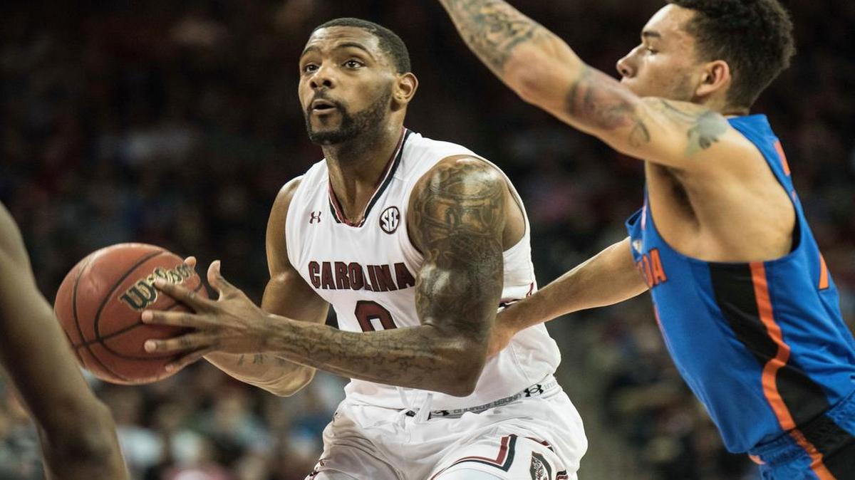 Lancaster native Sindarius Thornwell (0) and his USC teammates hope they can stem the tide of rising fouls in games this season.