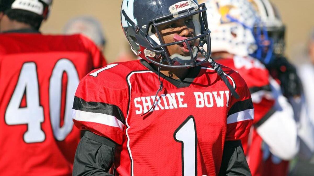 Newberry's Yafari Werts at the Shrine Bowl last month.