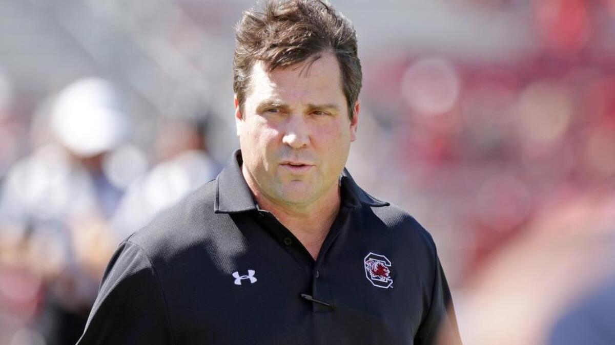 South Carolina football coach Will Muschamp