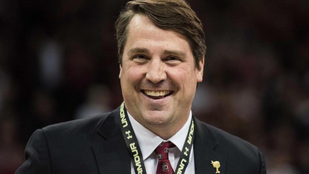 South Carolina head football coach Will Muschamp.