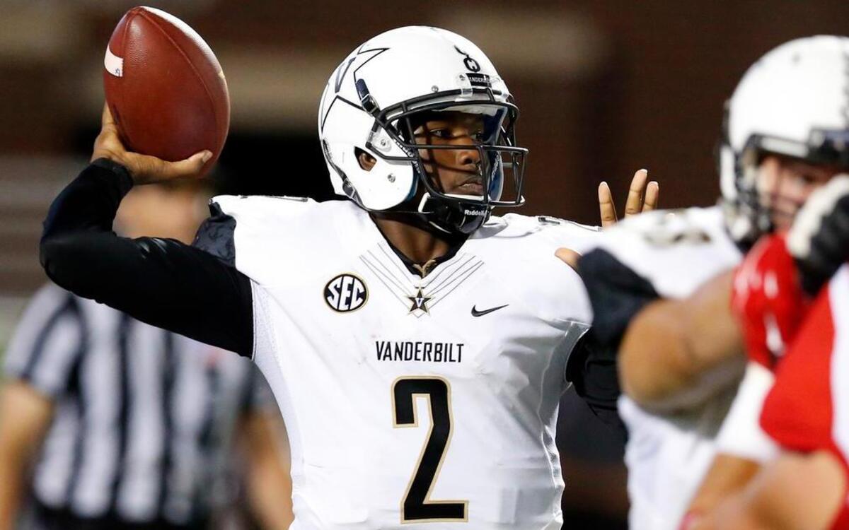 
Vanderbilt quarterback Johnny McCrary 
