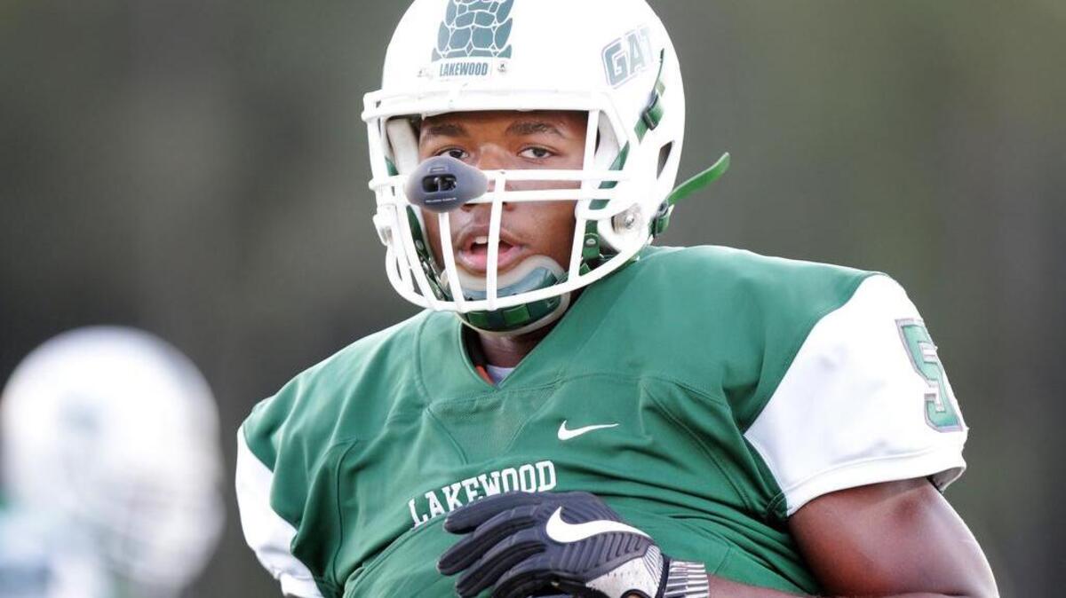 Lakewood High defensive end and South Carolina Class of 2017 commitment Tyreek Johnson is now a Shrine Bowl selection.