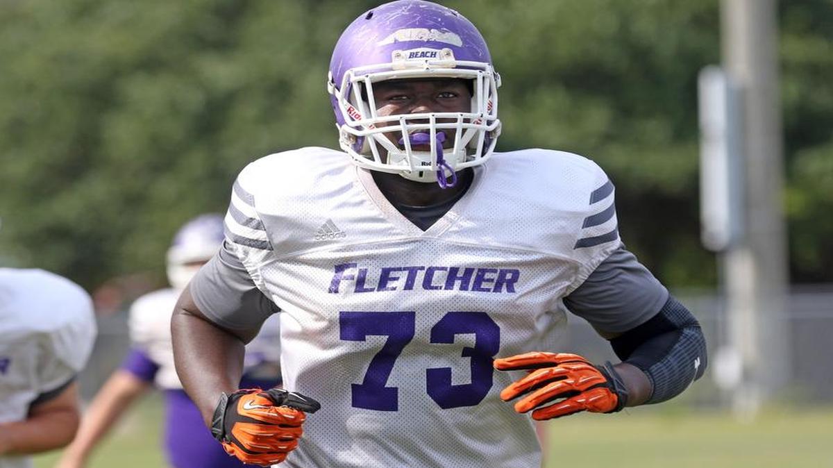 Cordavien Suggs is a Class of 2017 offensive line prospect from Fletcher High in Neptune Beach, Fla.