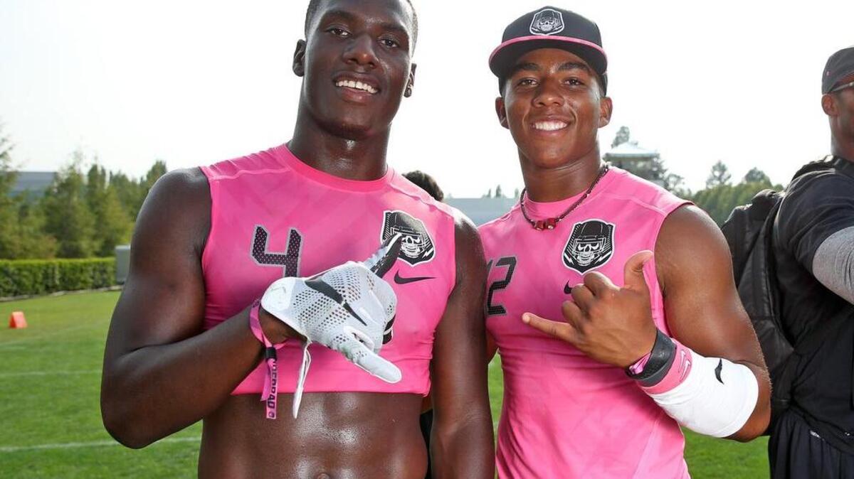 Bryan Edwards and Brandon McIlwain played together last summer at the The Opening and are now on campus at South Carolina.