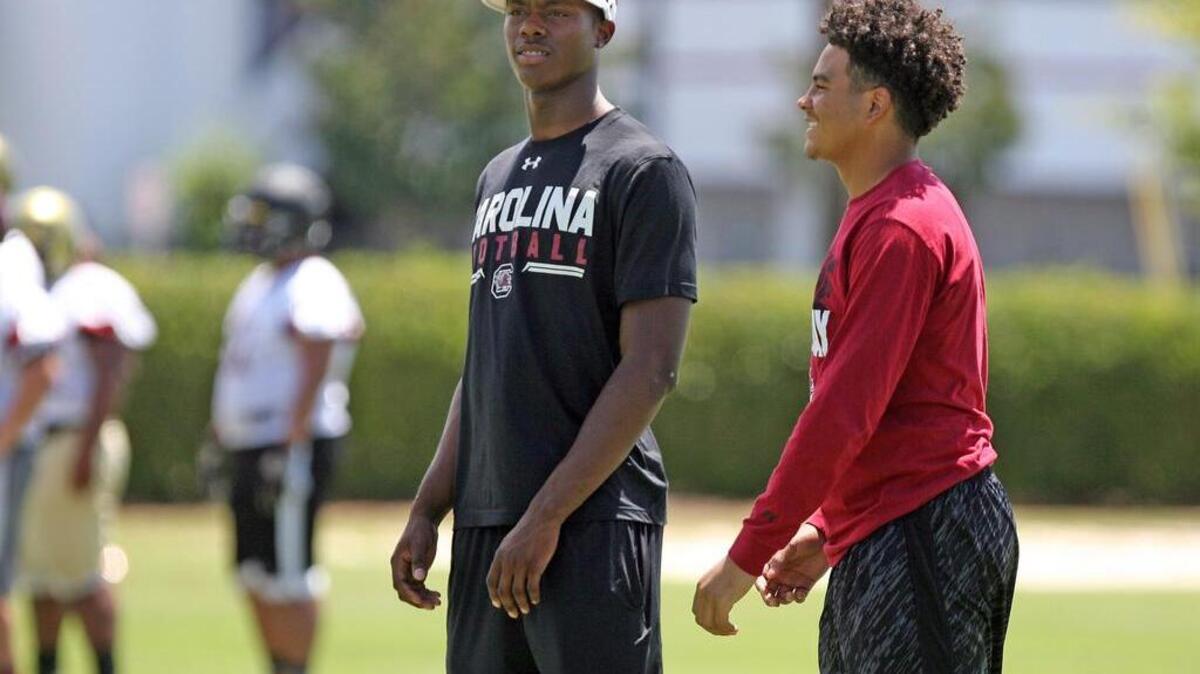 Jordan Smith (left) of Lithonia, Ga.