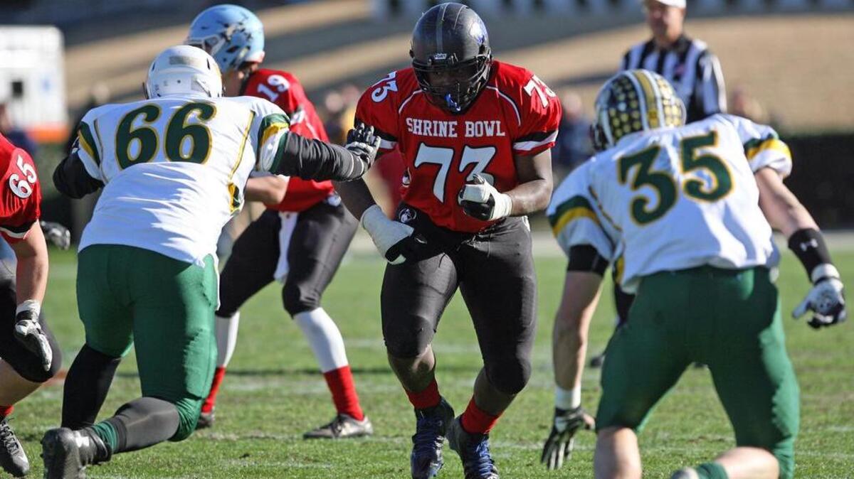 Fort Dorchester offensive lineman John Simpson