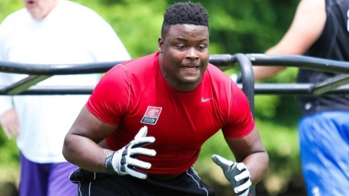 Fort Dorchester offensive lineman John Simpson