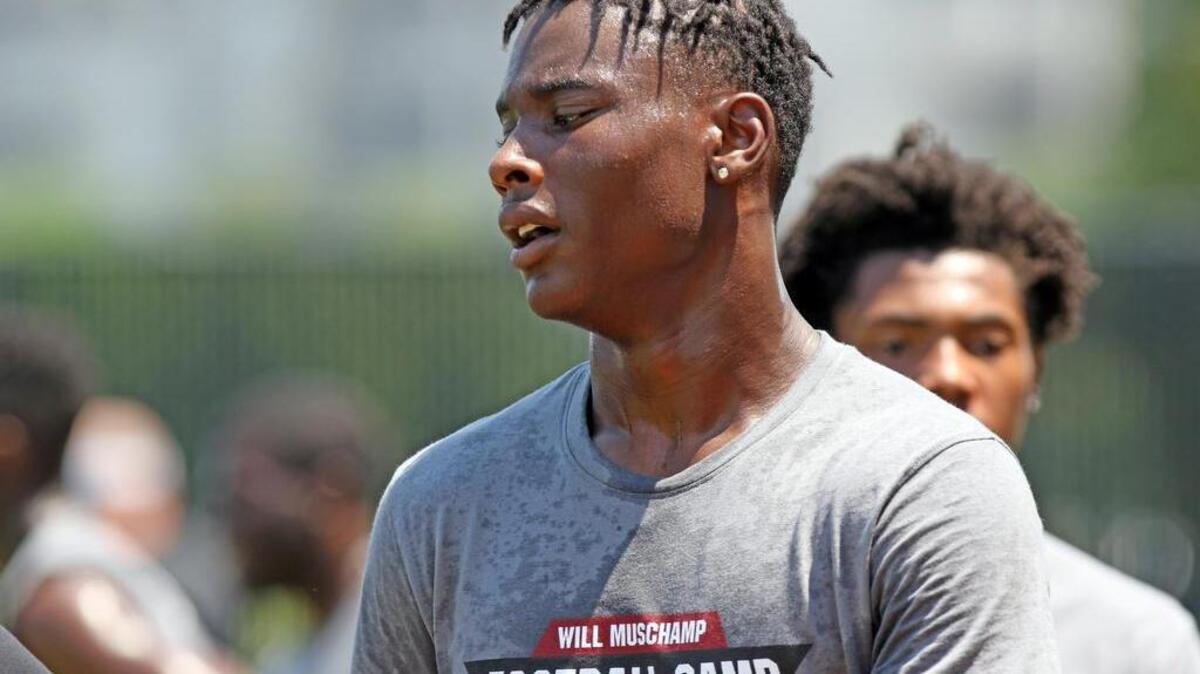 Hamsah Nasirildeen of Concord High in Concord, NC
