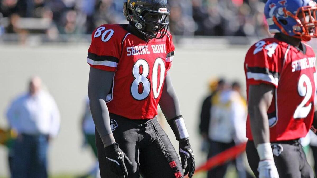 Goose Creek defensive lineman and new Gamecocks commit Javon Kinlaw at the Shrine Bowl