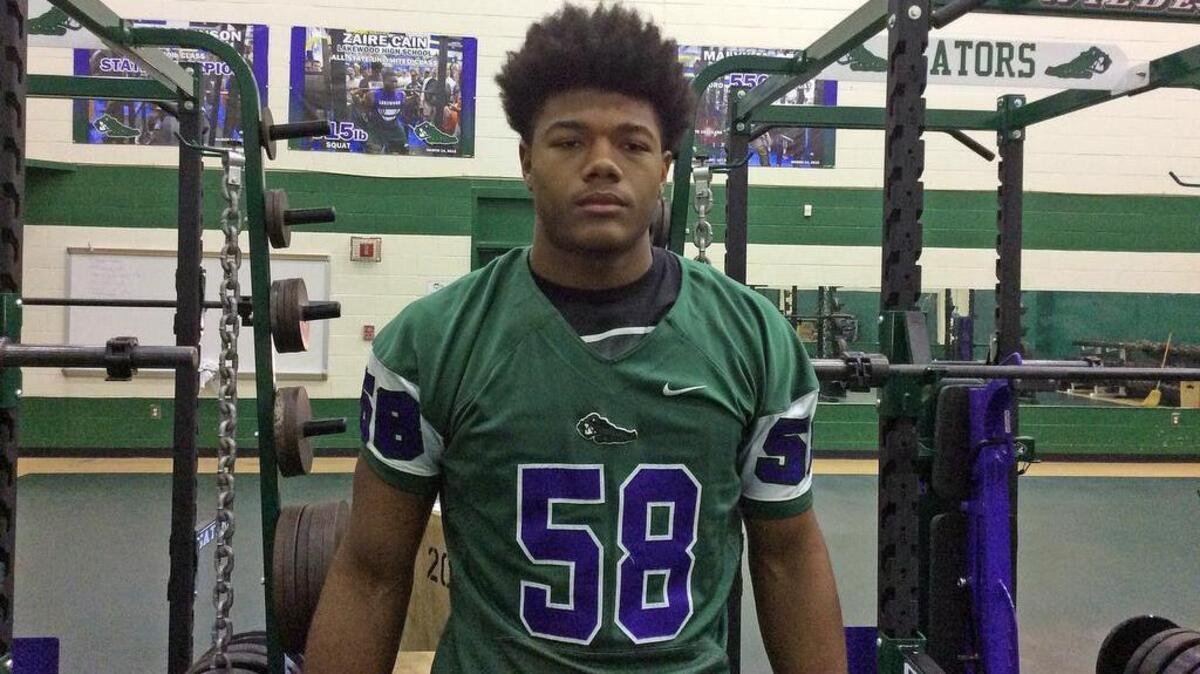 Lakewood defensive end and USC target Tyreek Johnson