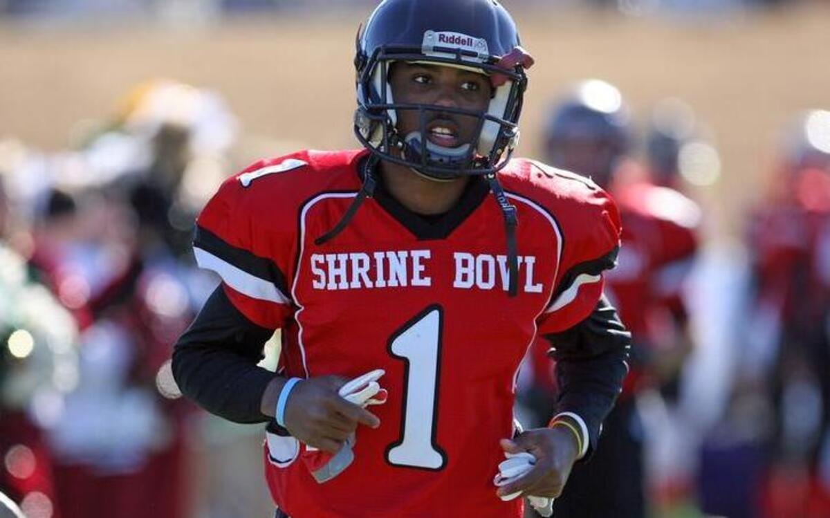 Newberry's Yafari Werts at the Shrine Bowl