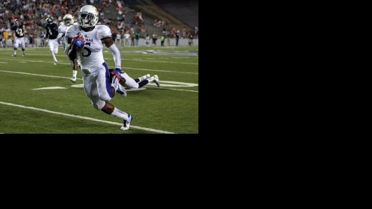 
Isaiah Johnson (5) with the Kansas Jayhawks
