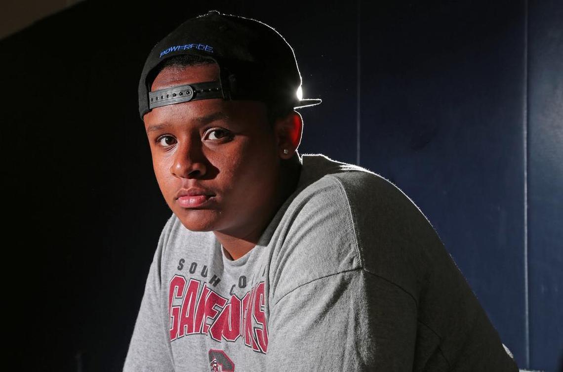 Mallard Creek offensive lineman Eric Douglas is a South Carolina football commitment from Charlotte.