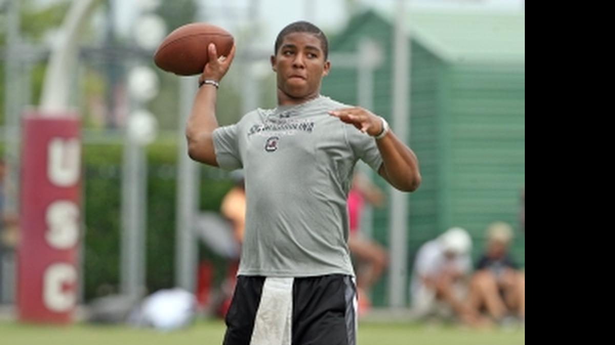 
Brandon McIlwain of Newtown, Pa., committed to South Carolina on Dec. 31.
